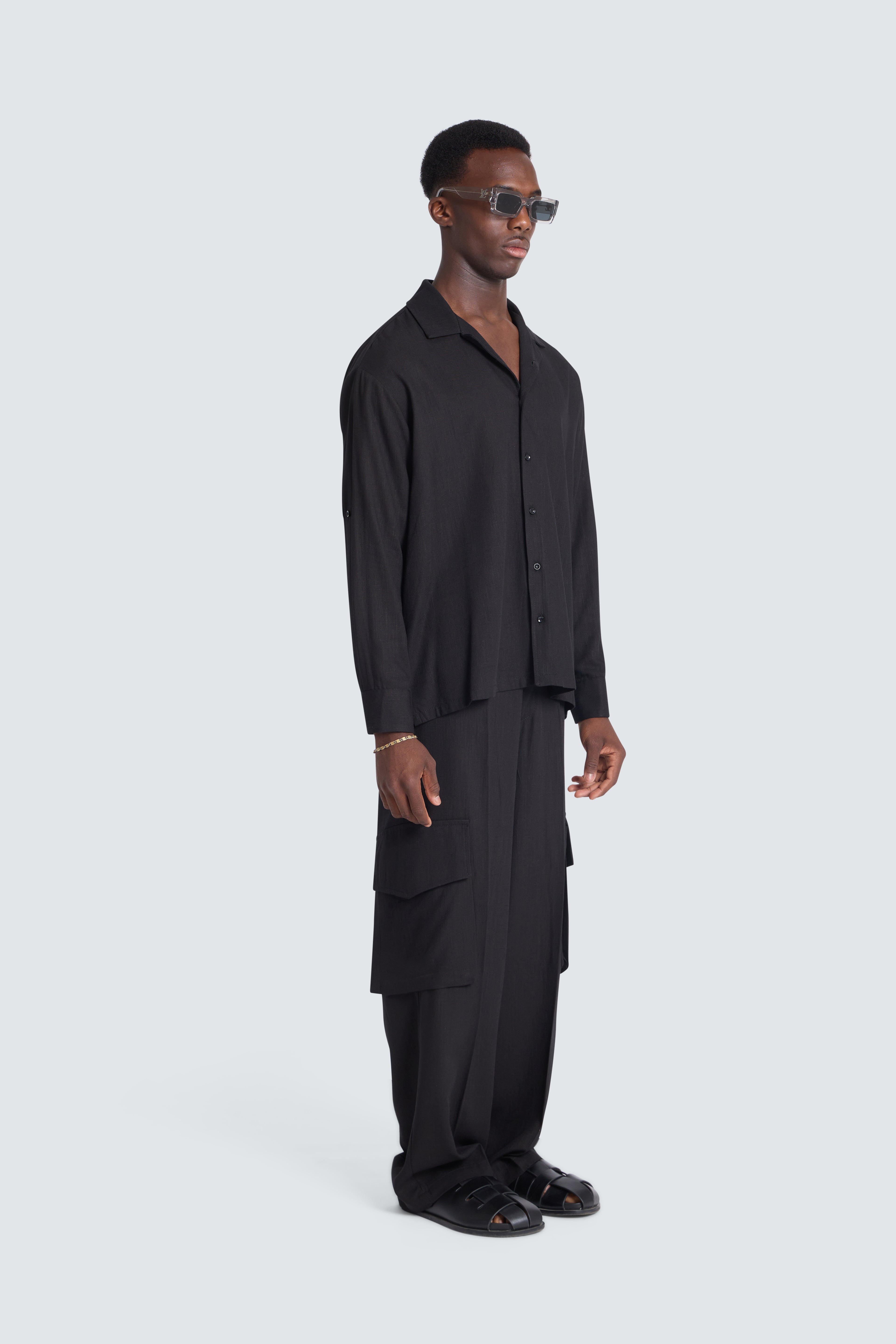 Coordinato Dirham Linen Nero