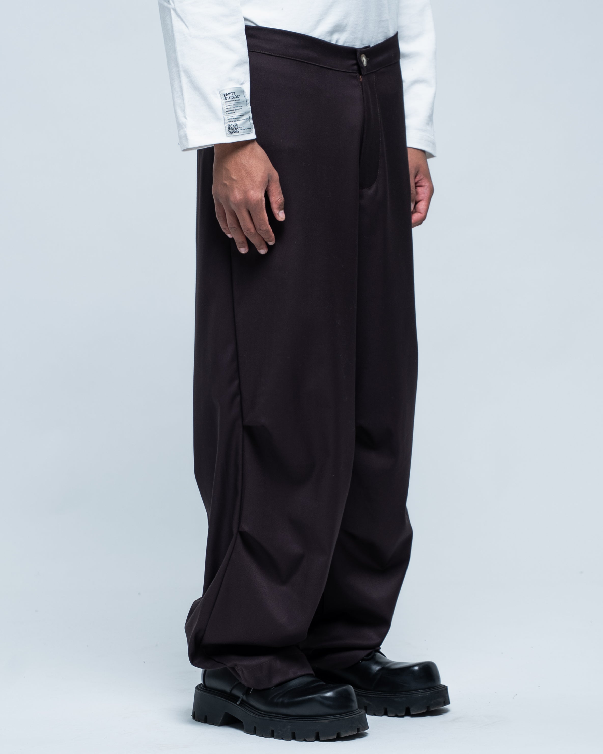 Wide Classic Pant Brown
