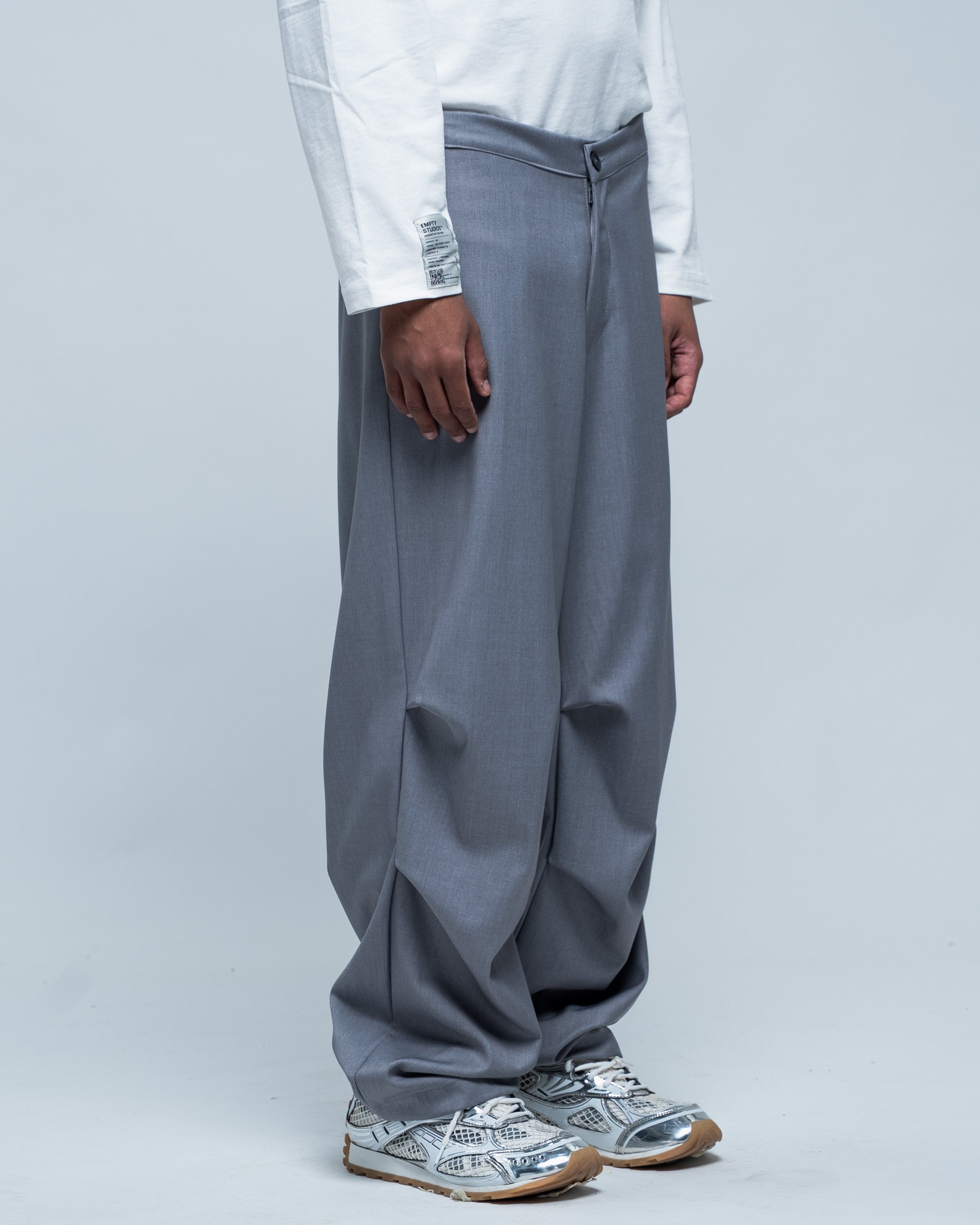 Wide Classic Pant Grey – EMPTY STUDIOS