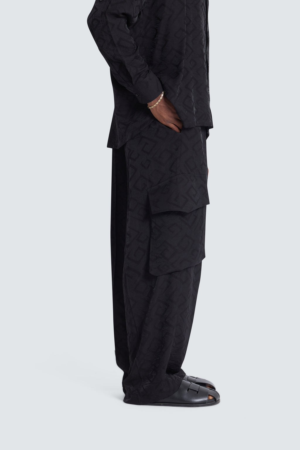 Coordinato Jaquard Nero
