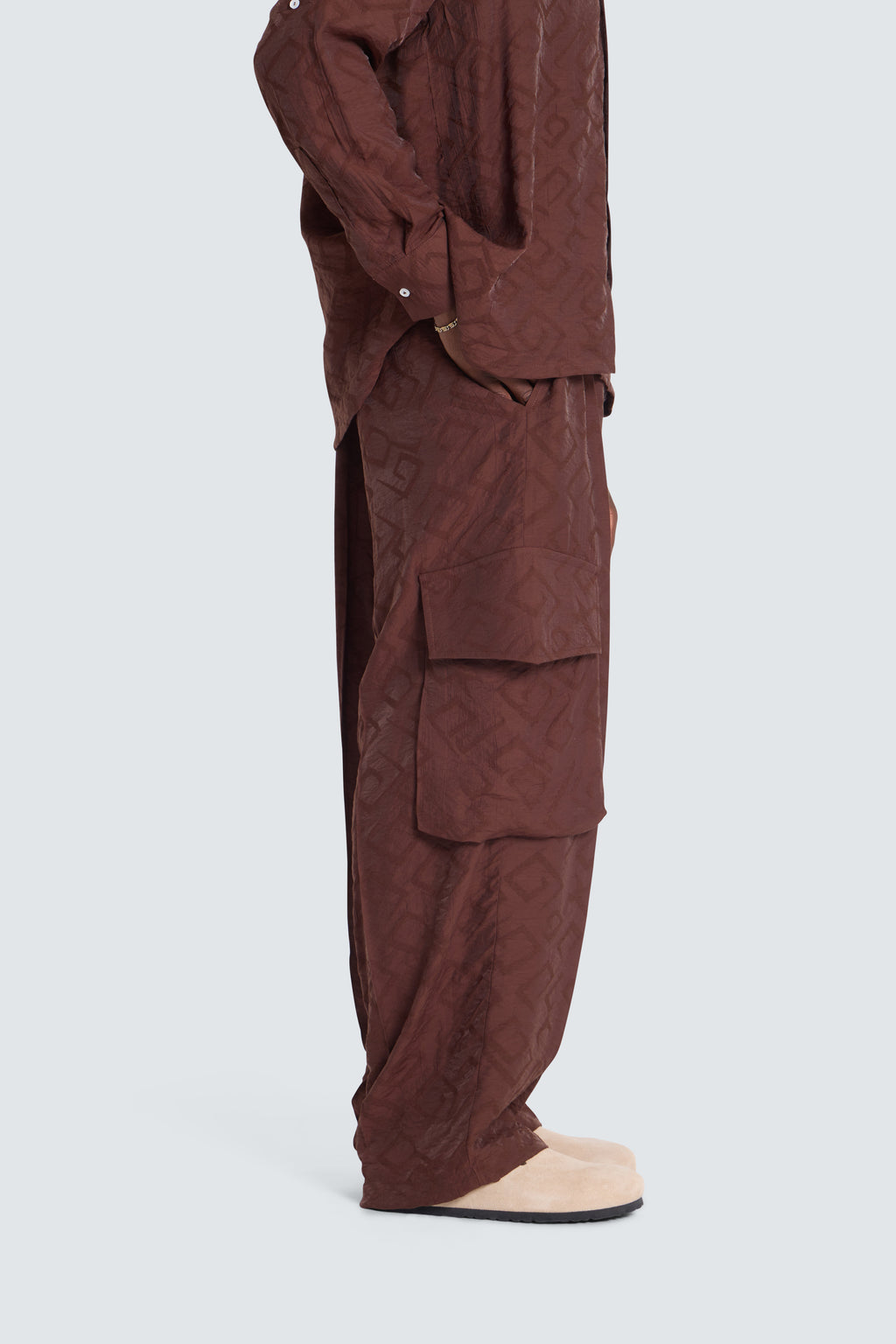 Coordinato Jaquard Moka