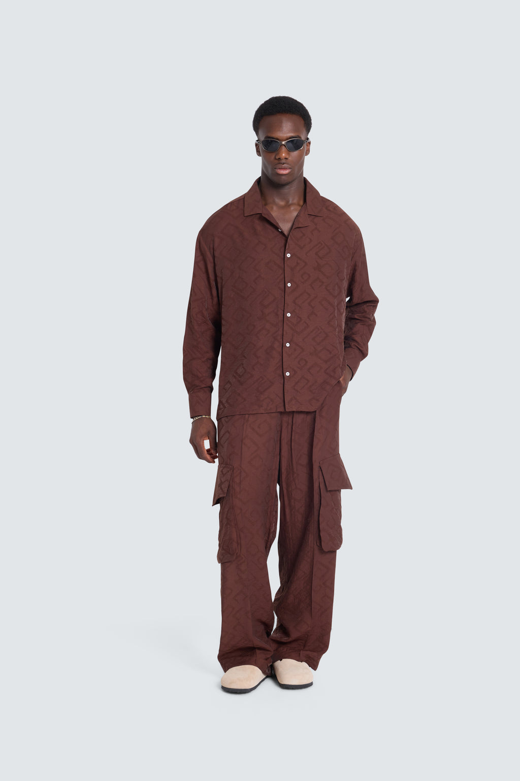 Coordinato Jaquard Moka