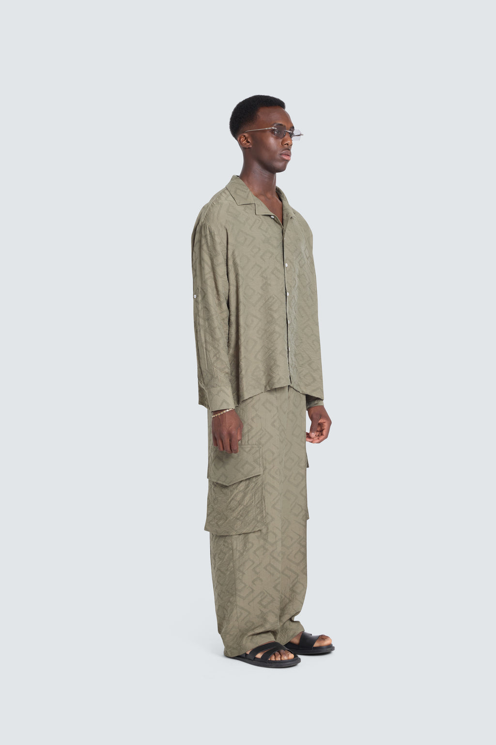 Coordinato Jaquard Green