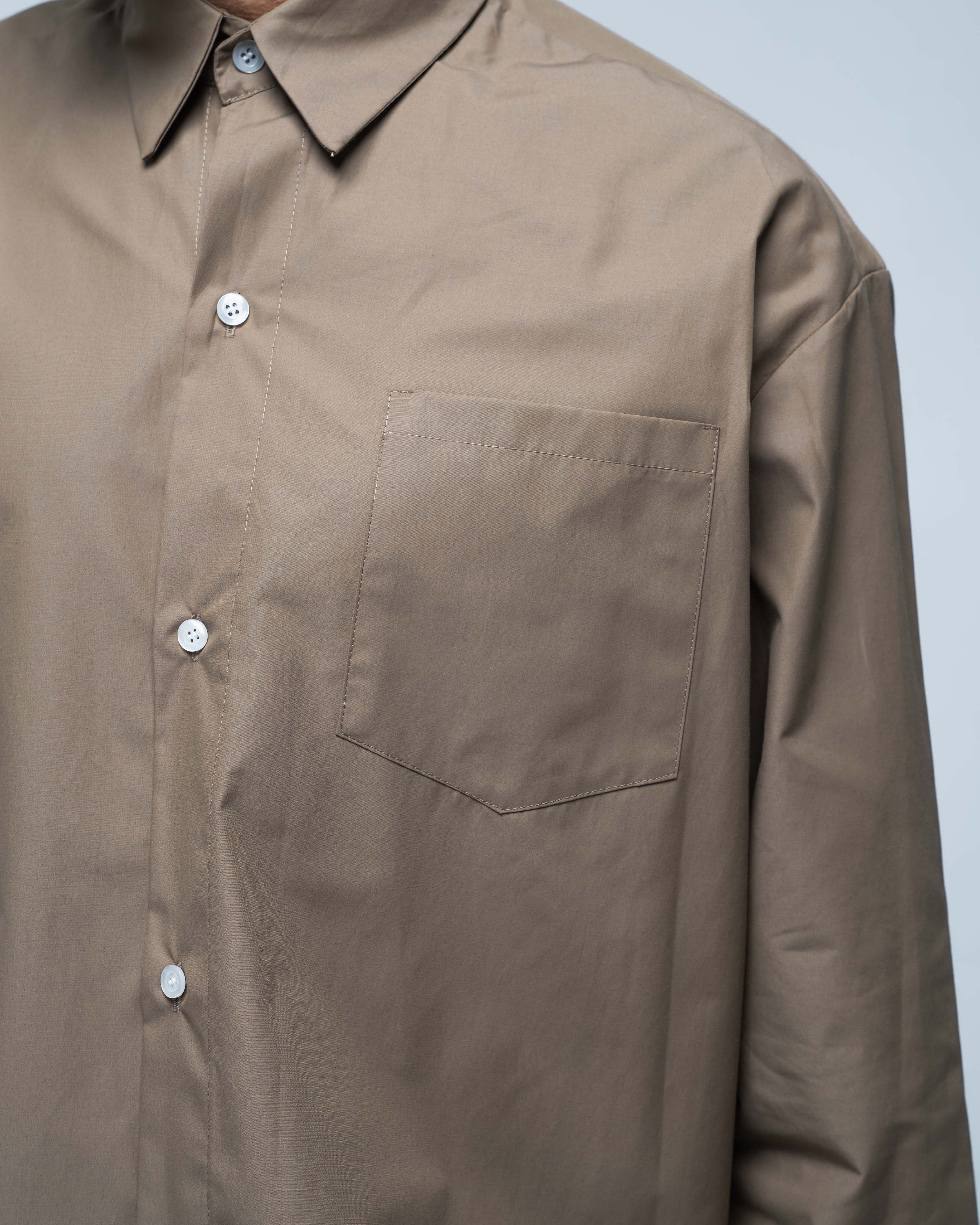 Essential Overshirt Beige