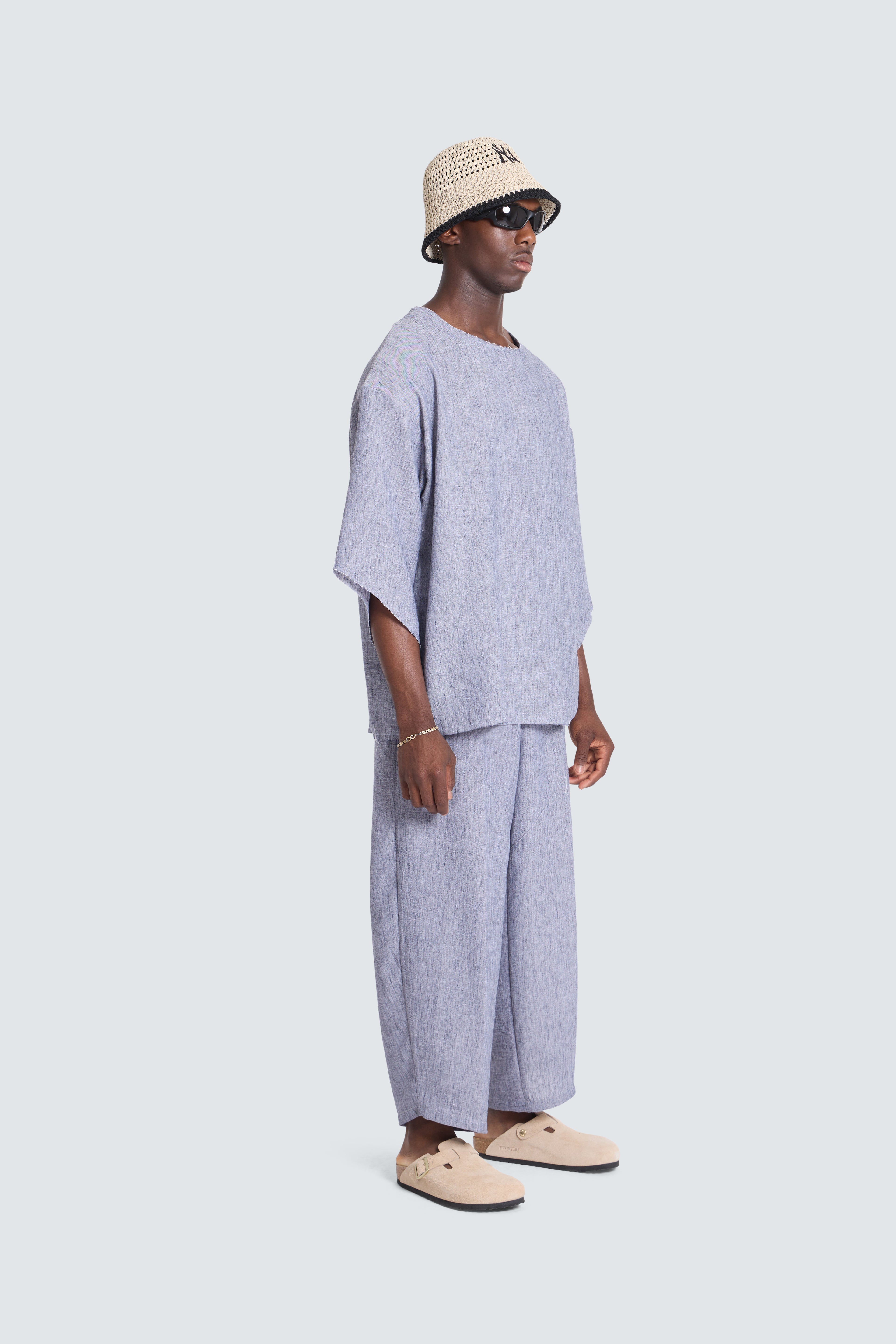 Brisa Linen coordset blu