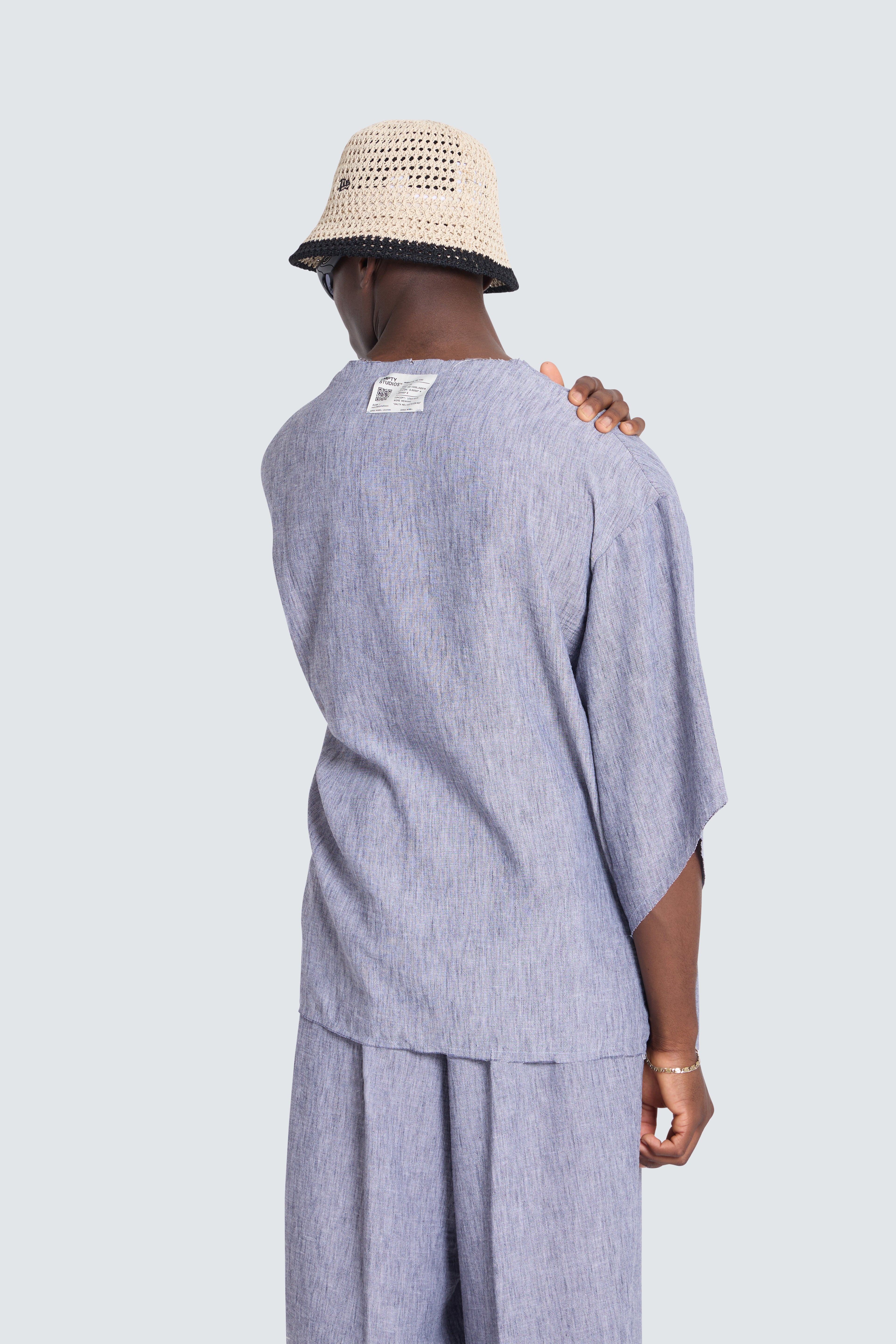 Brisa Linen coordset blu