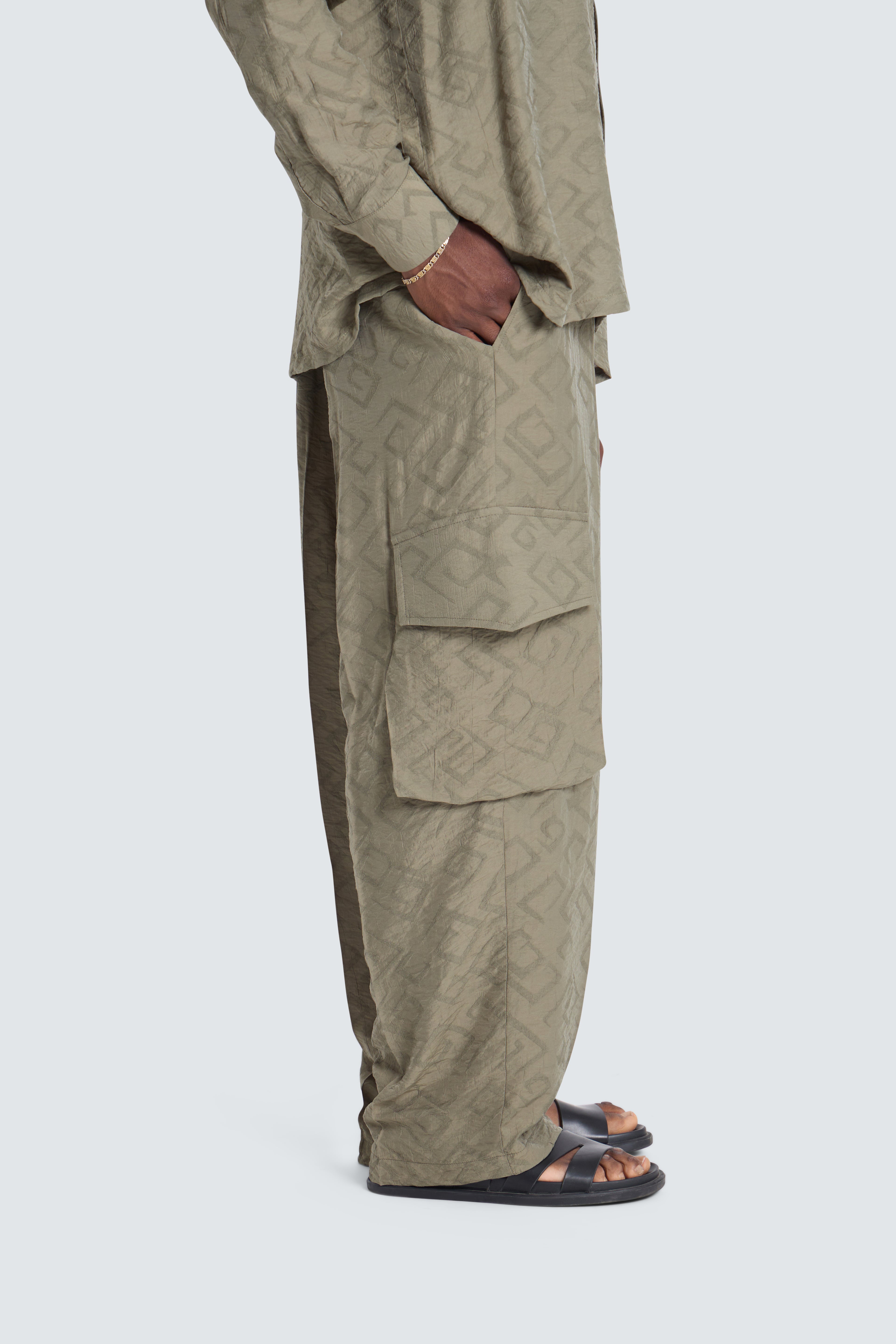 Coordinato Jaquard Green