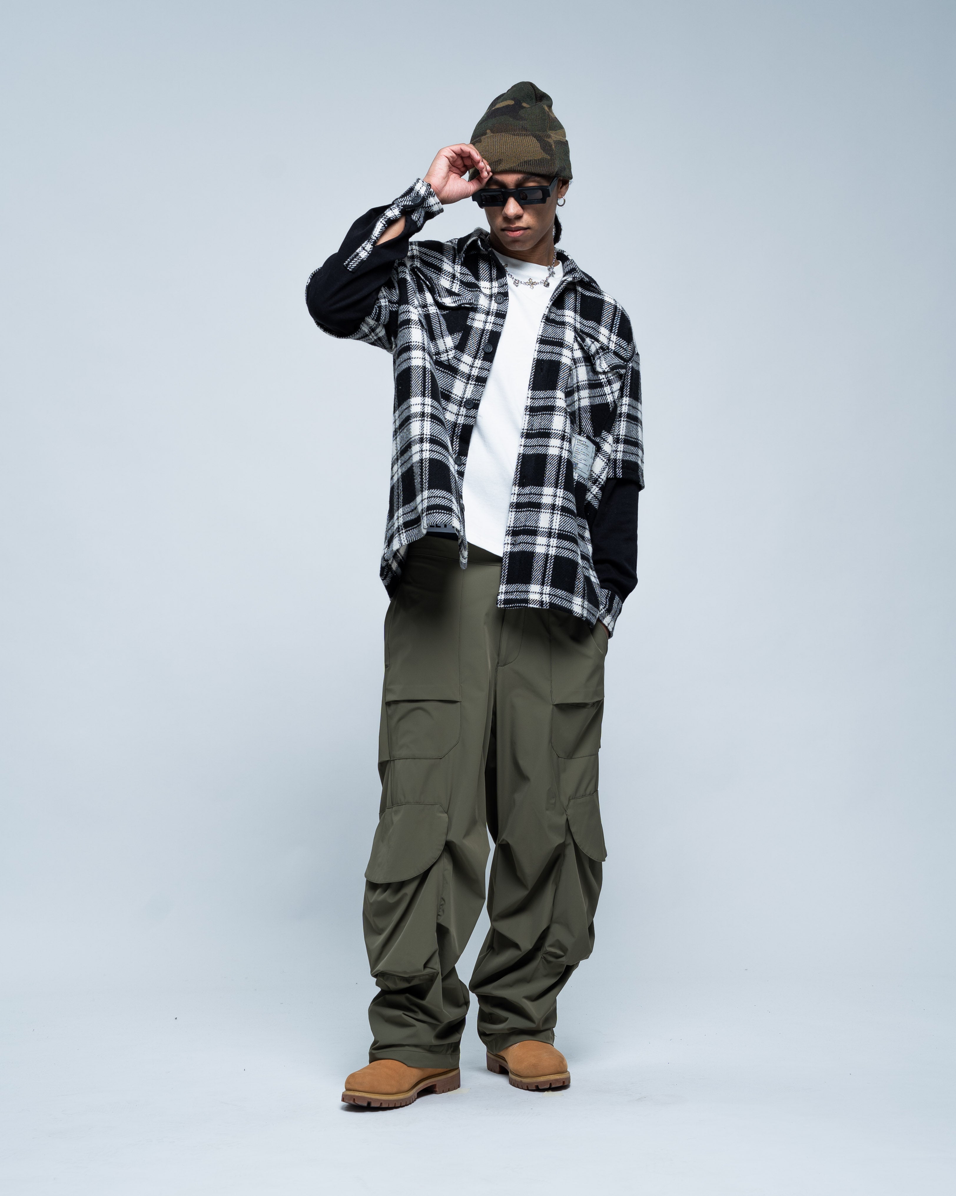 Utility Wide Cargo Nylon Green