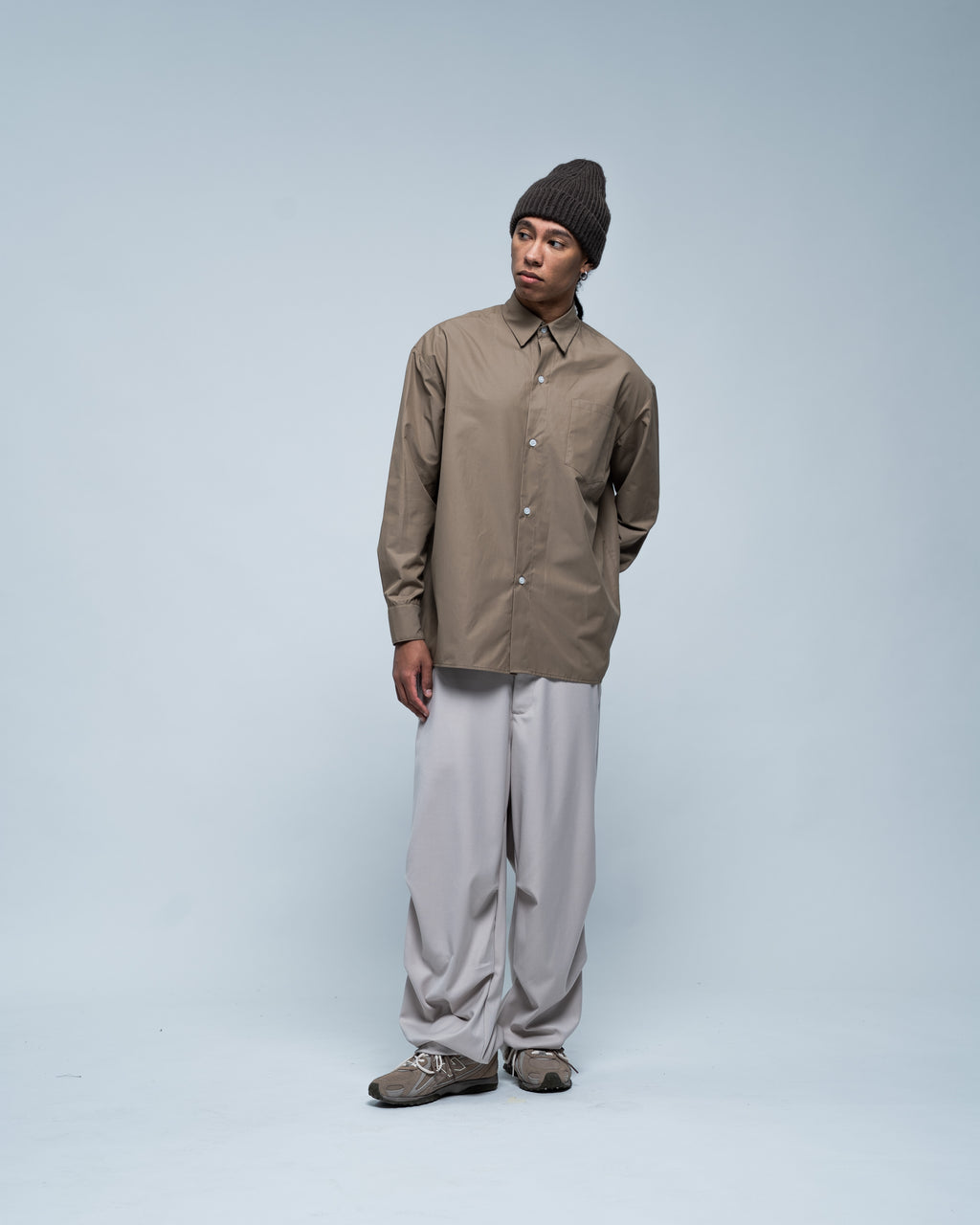 Essential Overshirt Beige