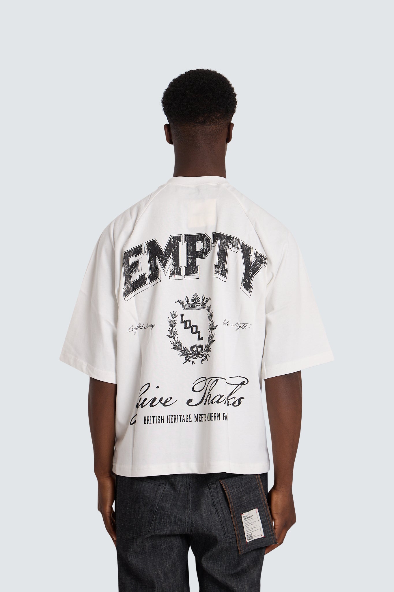 T-shirt Empty Idol White