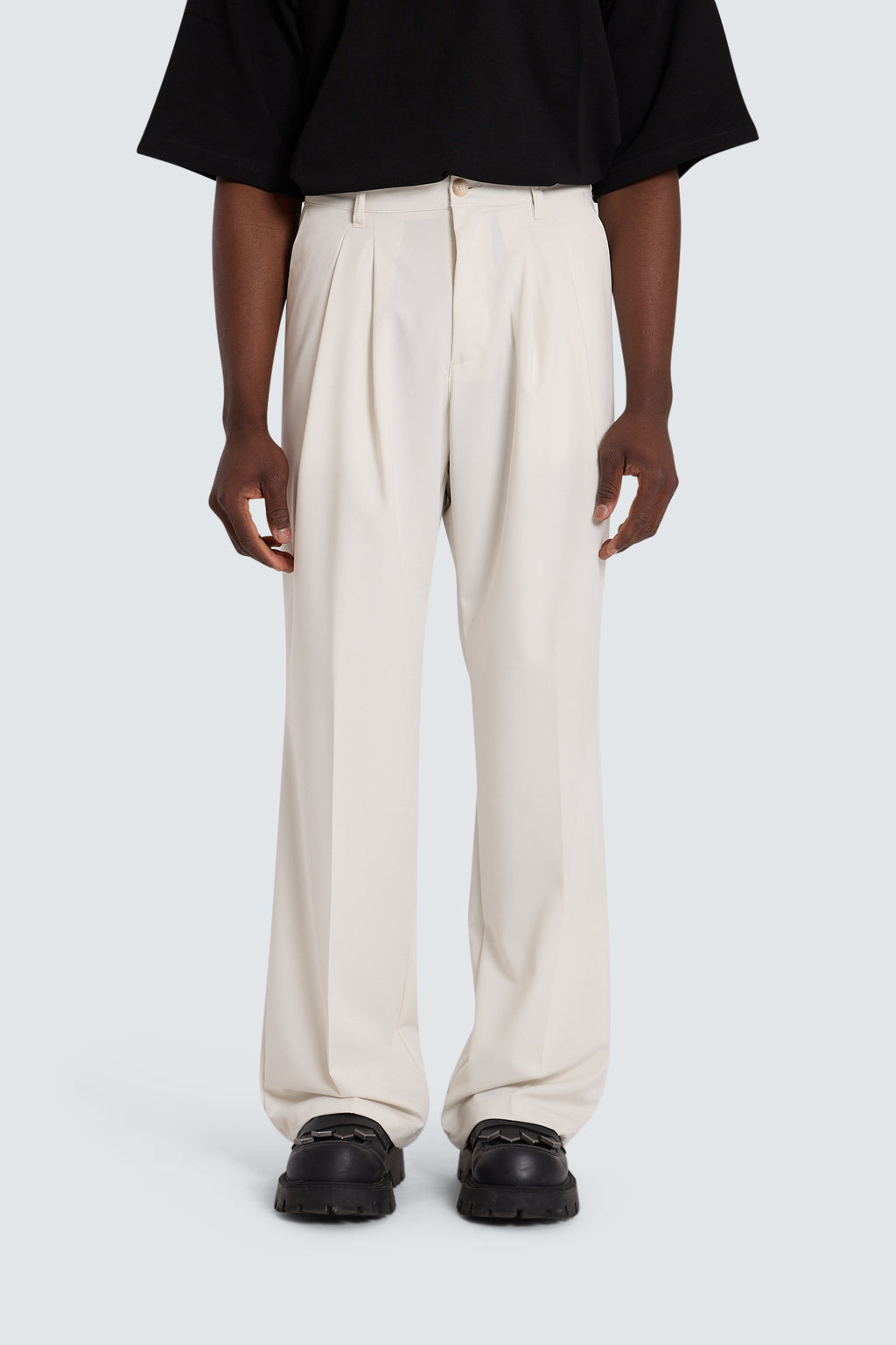 Ami Classic Fit Pant White
