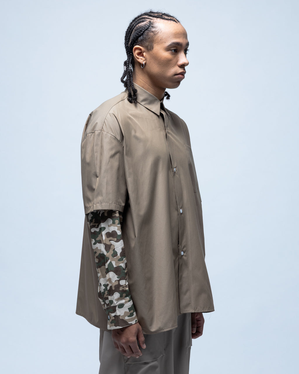 Army Overshirt Layer Beige