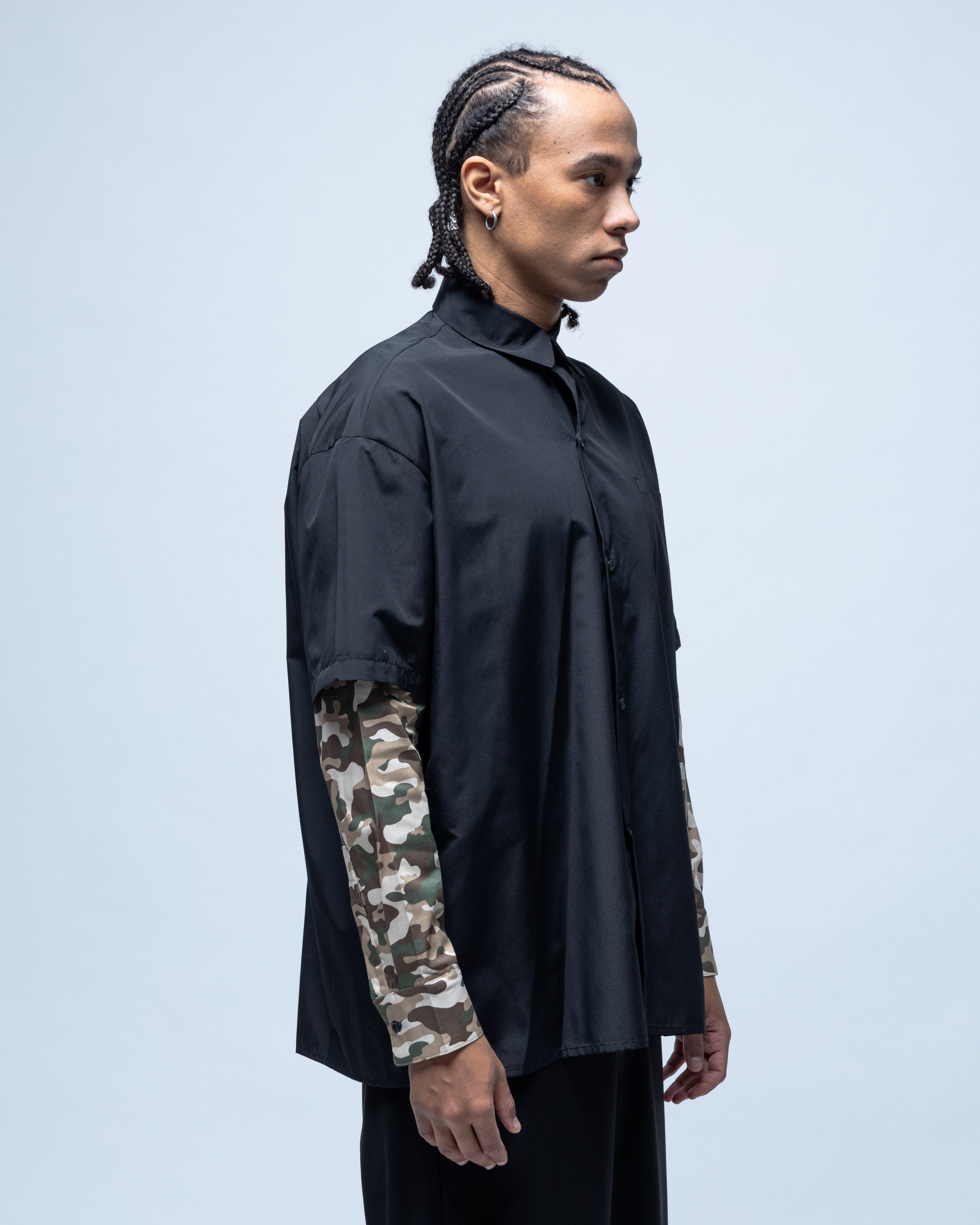 Army Overshirt Layer Black