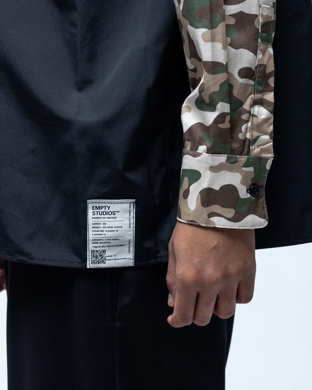 Army Overshirt Layer Black