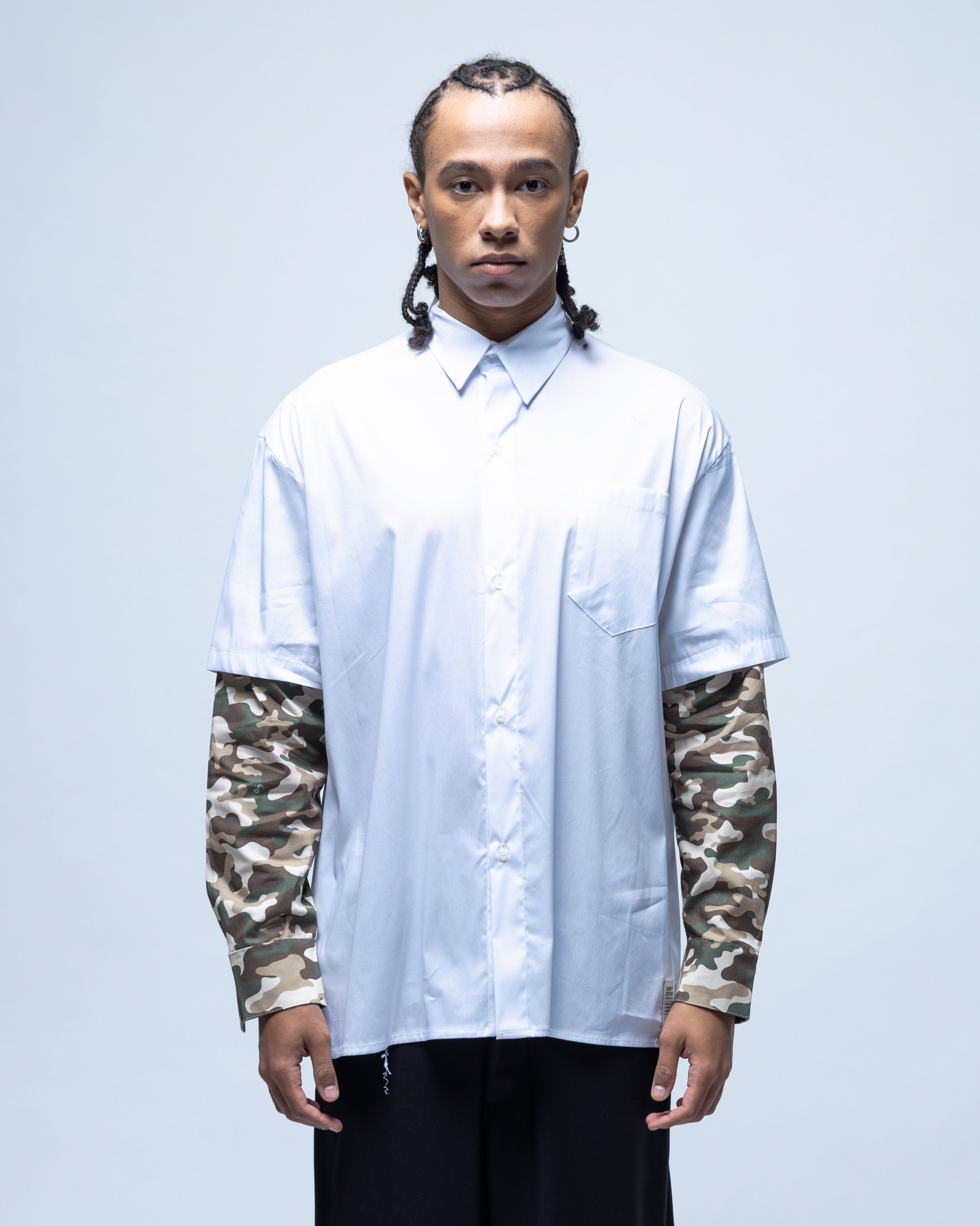 Army Overshirt Layer White